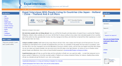 Desktop Screenshot of expatinterviews.com
