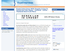 Tablet Screenshot of expatinterviews.com